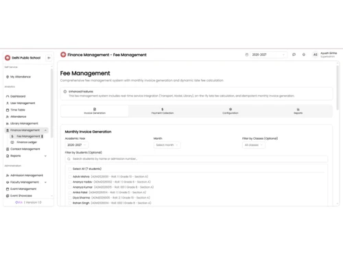 Ovia Erp fees management