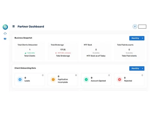 Bajaj-Broking dashboard