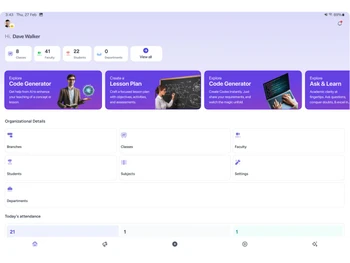 Zoho Classes student