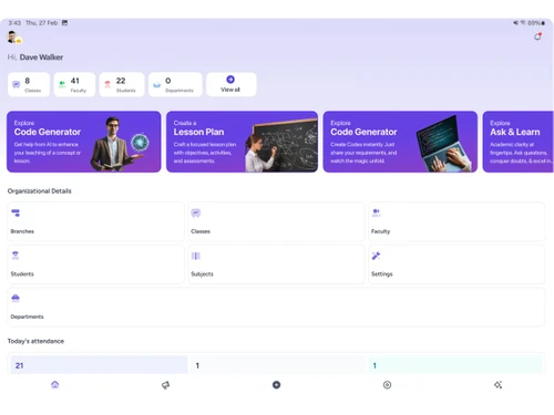 Zoho Classes student