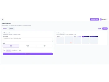 Vedlink AI social studio