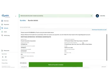 Flywire-bundle
