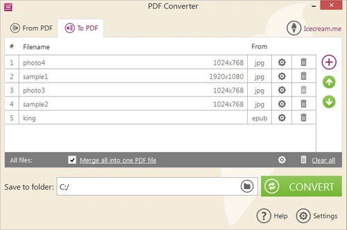 Icecream Pdf Convertor