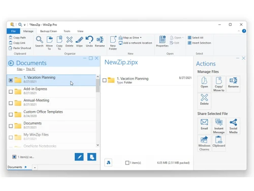 WinZip-documents