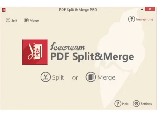 Icecream PDF Split & Merger