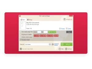 Icecream PDF Split & Merger mode