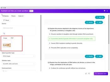 AssessPrep-generate questions