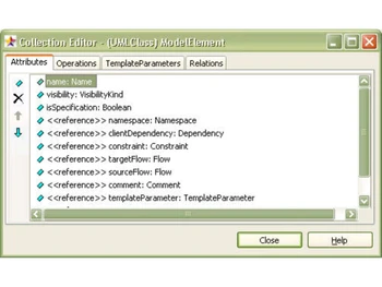 StarUML-collection editor