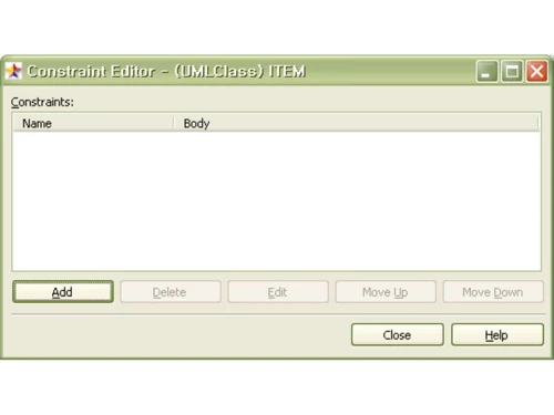 StarUML-constraint editor