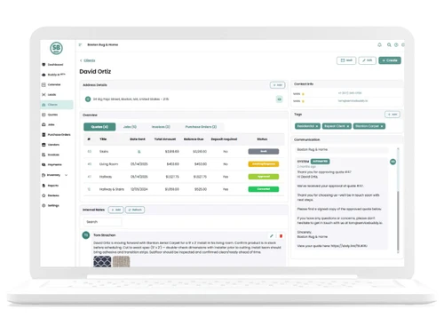 Service Buddy-client details