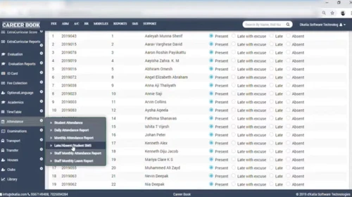 d'Katia Career Book ERP features