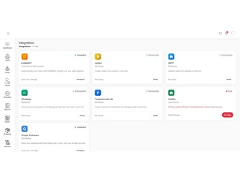 Metrico CRM integration