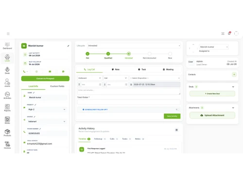 Metrico CRM profile