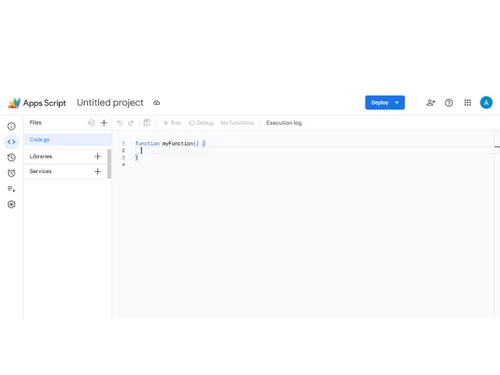 Google Apps Script-console
