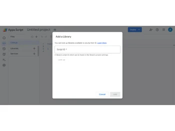 Google Apps Script-library