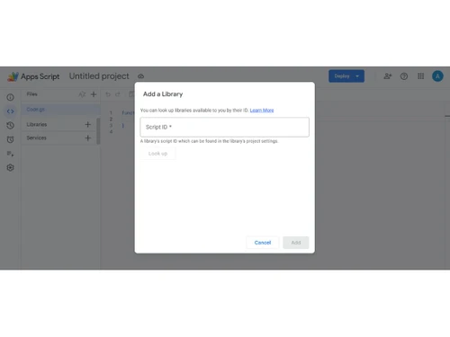 Google Apps Script-library