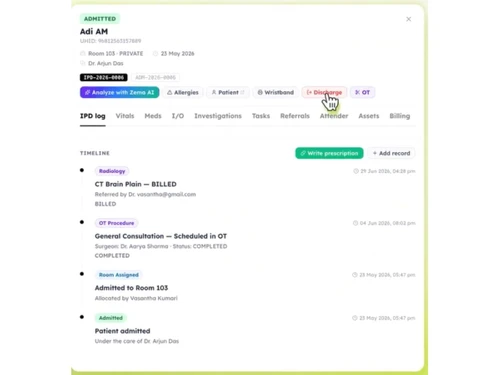 ZenoHosp ipd
