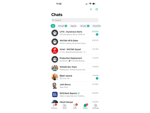 WrkTalk chat