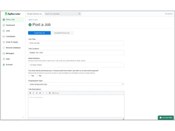 ZipRecruiter-post job