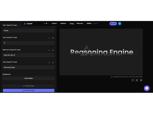 AutoAE-video preview