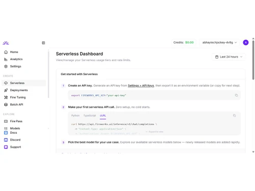 Fireworks AI-serverless