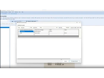 iAccounting dashboard