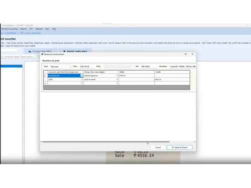iAccounting dashboard