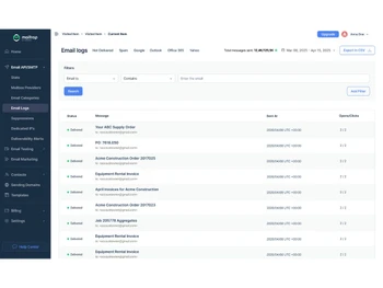 Mailtrap-logs