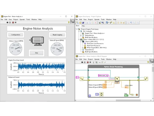 LabVIEW-engine test