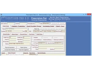 compurx prescription pad-patient details
