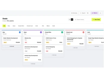 NeerSoft CRM deals