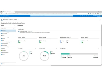 Window Server-admin center Dashboard
