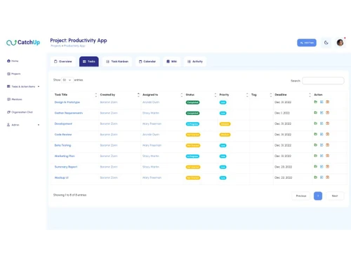 CatchUp-tasks