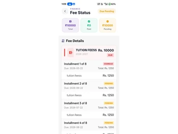 Acadlynk fee status