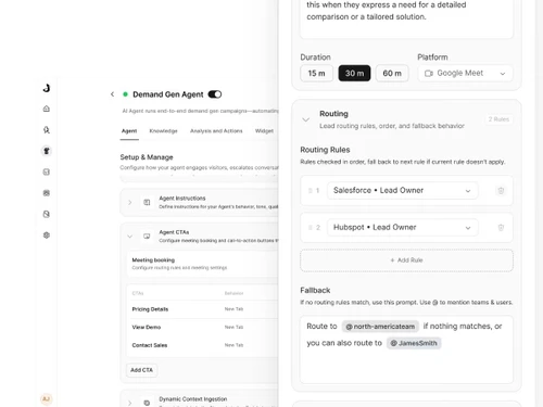 Docket-demand gen agent