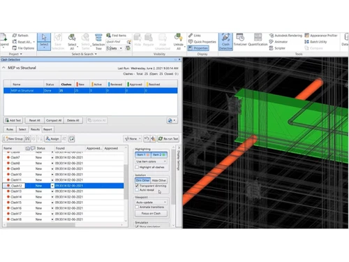 Navisworks-construction data