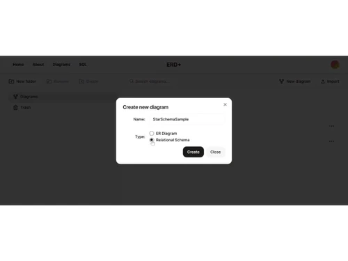 ERDPlus-create diagram