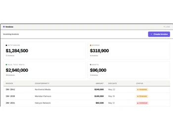 VaultNow invoice