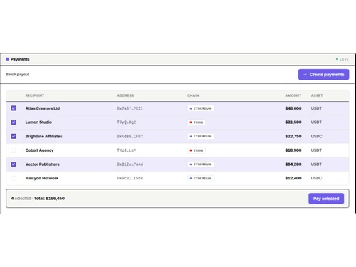 VaultNow payments