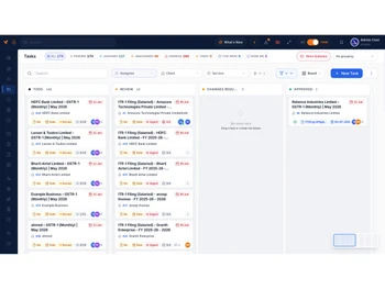 QwikCA dashboard