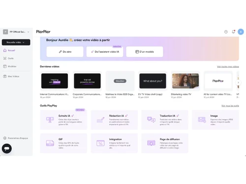 PlayPlay-dashboard