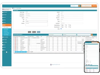 sagar logistics management system branches