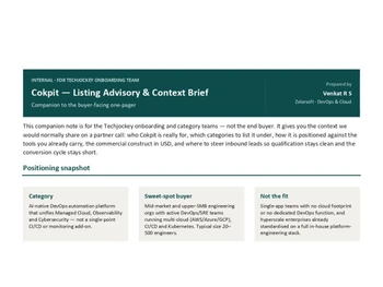 Cokpit context