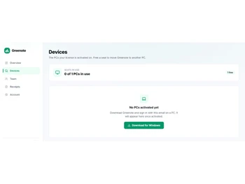 Greenote devices