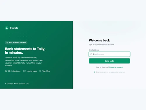 Greenote login