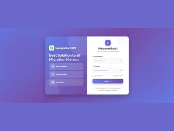 InfraBit Immigration CRM login