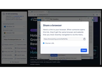 Browserling-share browser