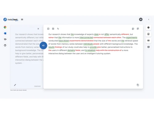 InstaText-dashboard