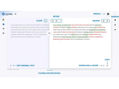 InstaText-editor