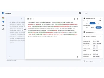 InstaText-language